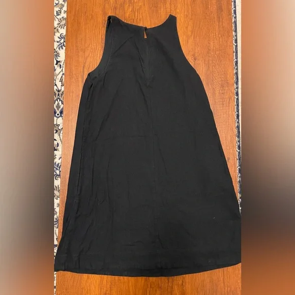 Abercrombie & Fitch High-Neck Linen-Blend Dress - Picture 4 of 6